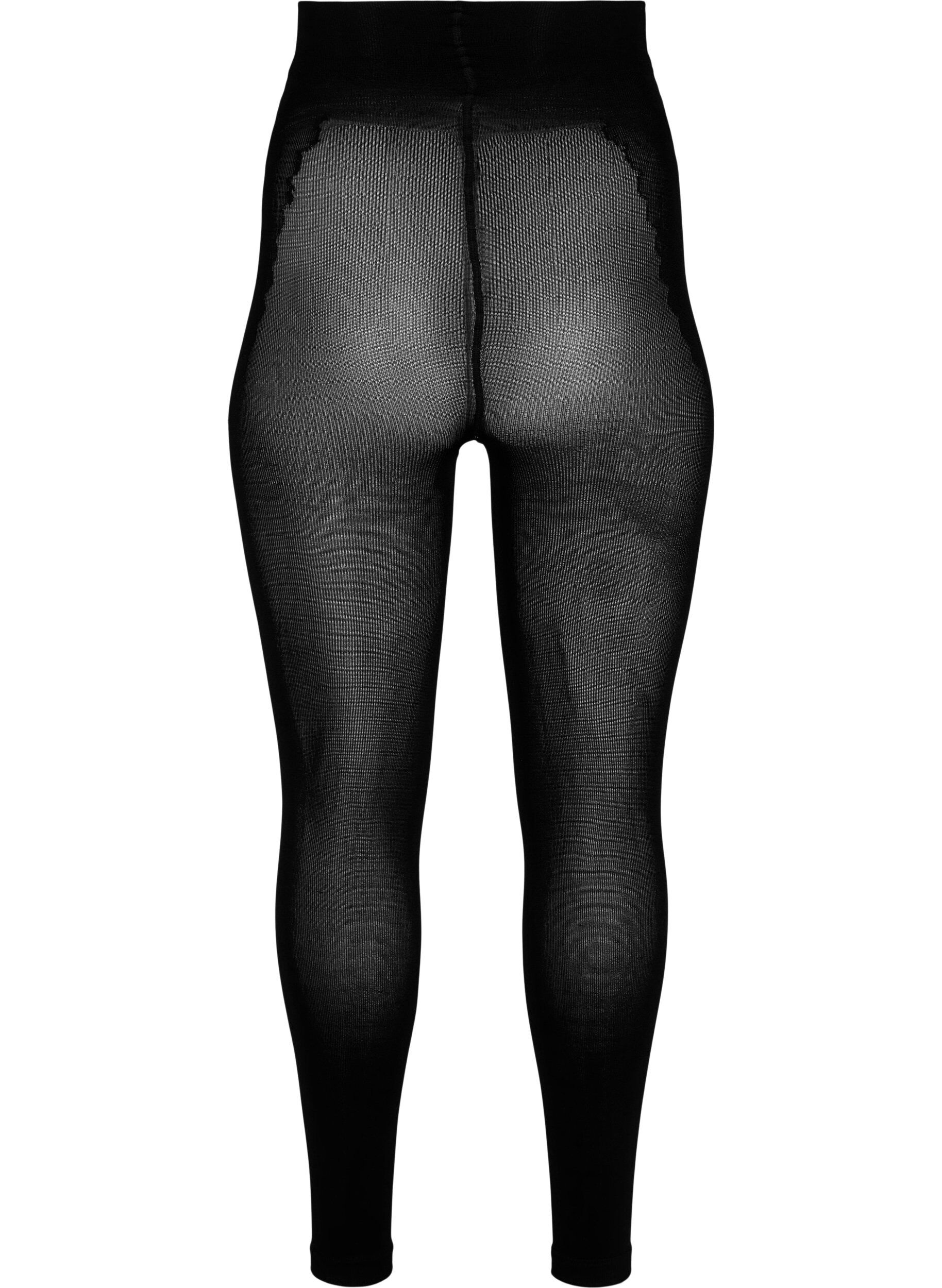 Zizzifashion Long maternity leggings, Black, Packshot image number 1