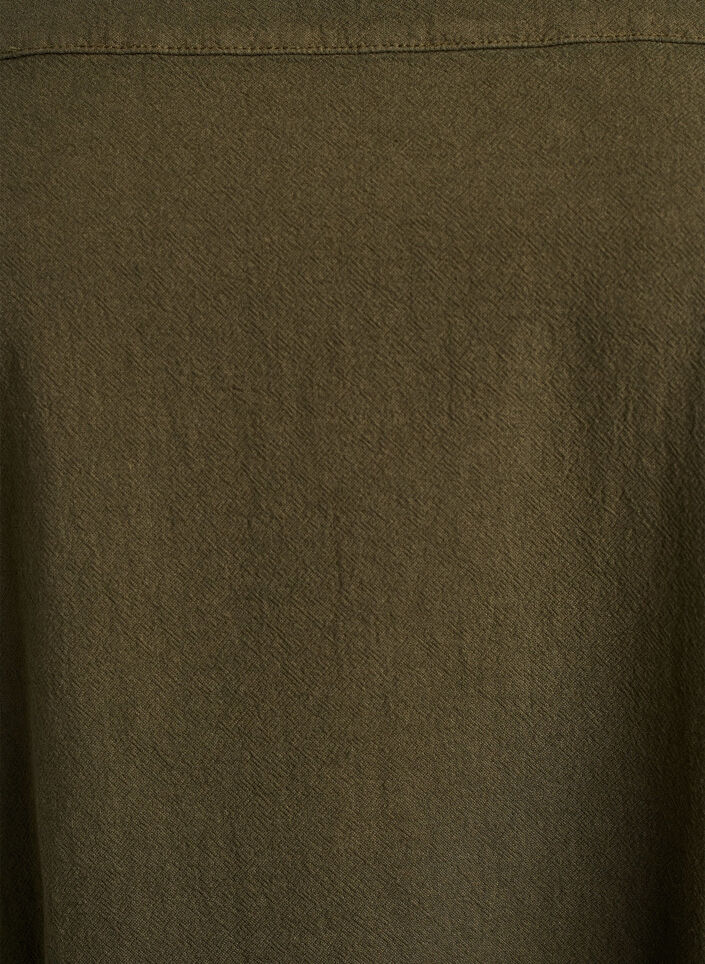 Short-sleeved cotton dress, Green, Packshot image number 2
