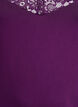 Viscose top with lace edge, Purple, Packshot image number 2