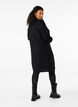 FLASH - Knitted dress with high neck, Black, Model image number 1