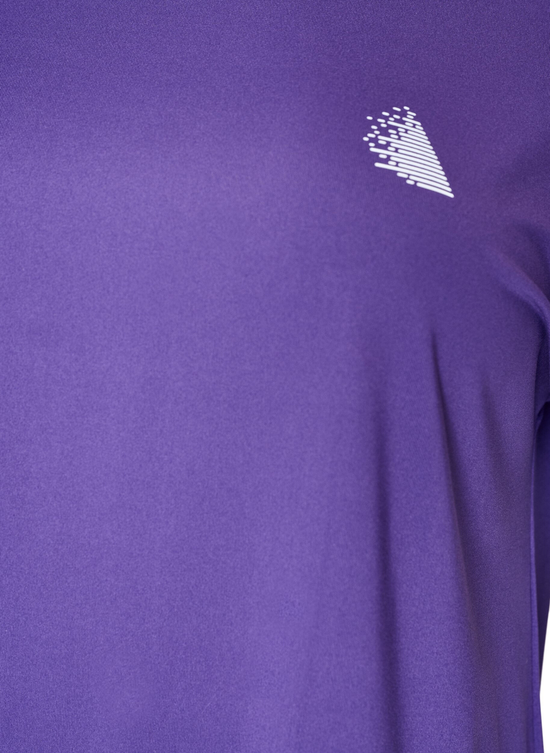 ZizzifashionSolid-coloured training T-shirt, Purple, Packshot image number 2