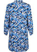 FLASH - Long sleeve dress with floral print, Blue Purple Flower, Packshot image number 1