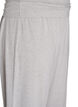 Loose lounge trousers with wide waistband, Grey, Packshot image number 2