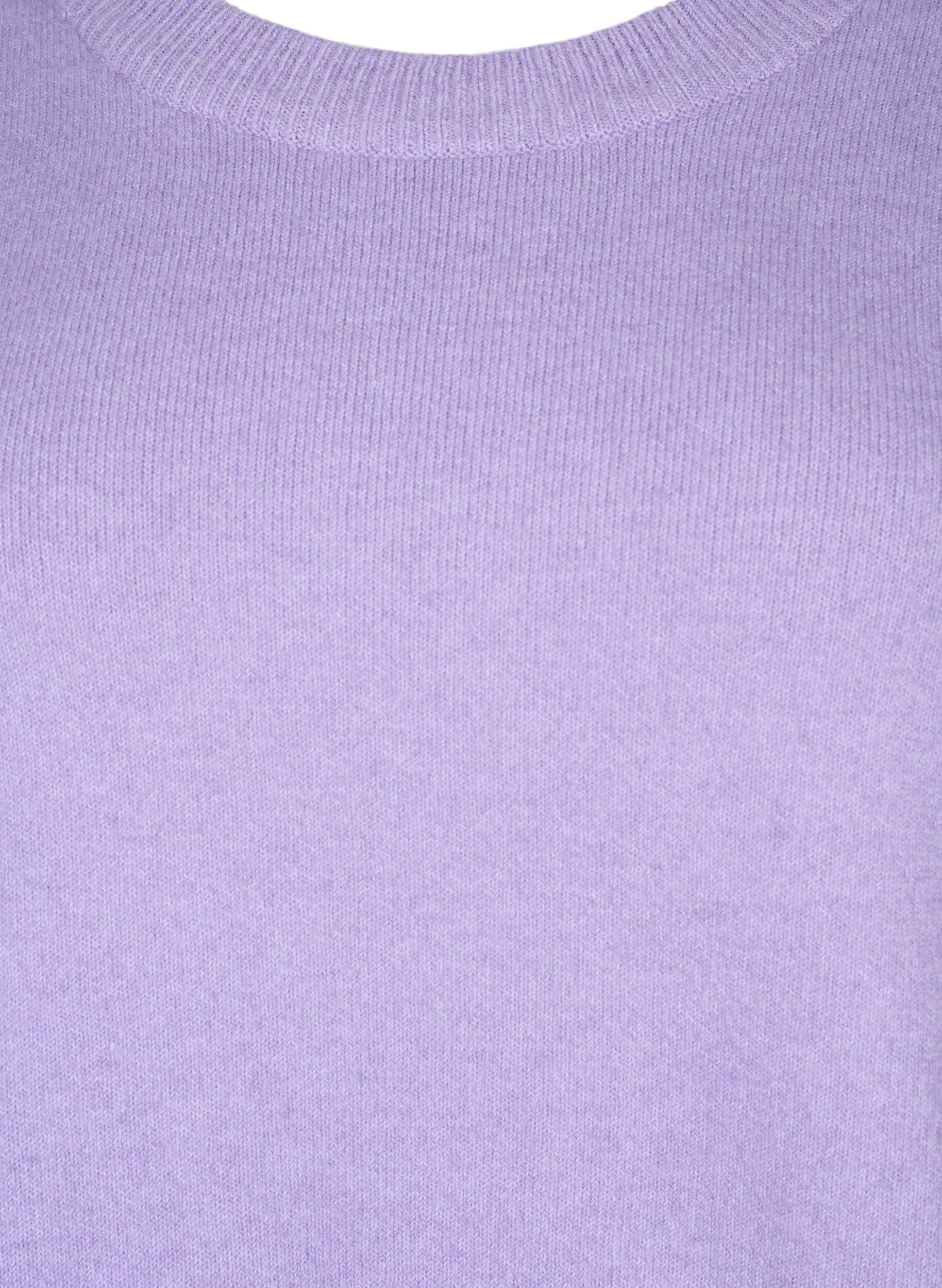 Zizzifashion Long-sleeved pullover with round neck	, Bougainvillea Mel., Packshot image number 2