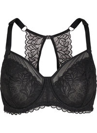 Bra with lace and underwire
