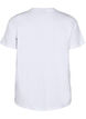 T-shirt with chest pocket, White, Packshot image number 1