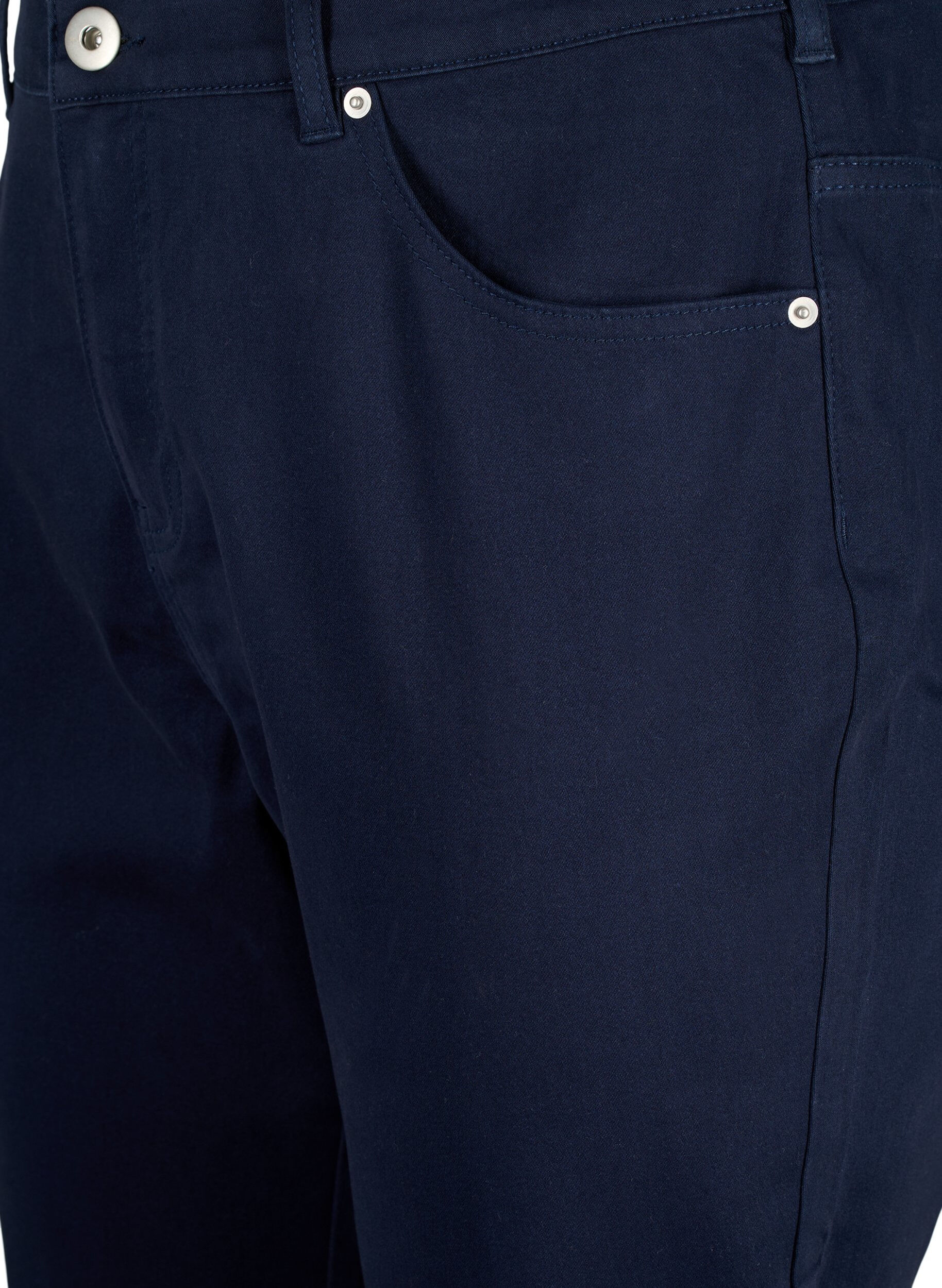 Zizzifashion High-waisted knickers with broderie anglaise, Night Sky, Packshot image number 2