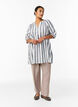 Cotton tunic with a V-neck, Blue, Model image number 1