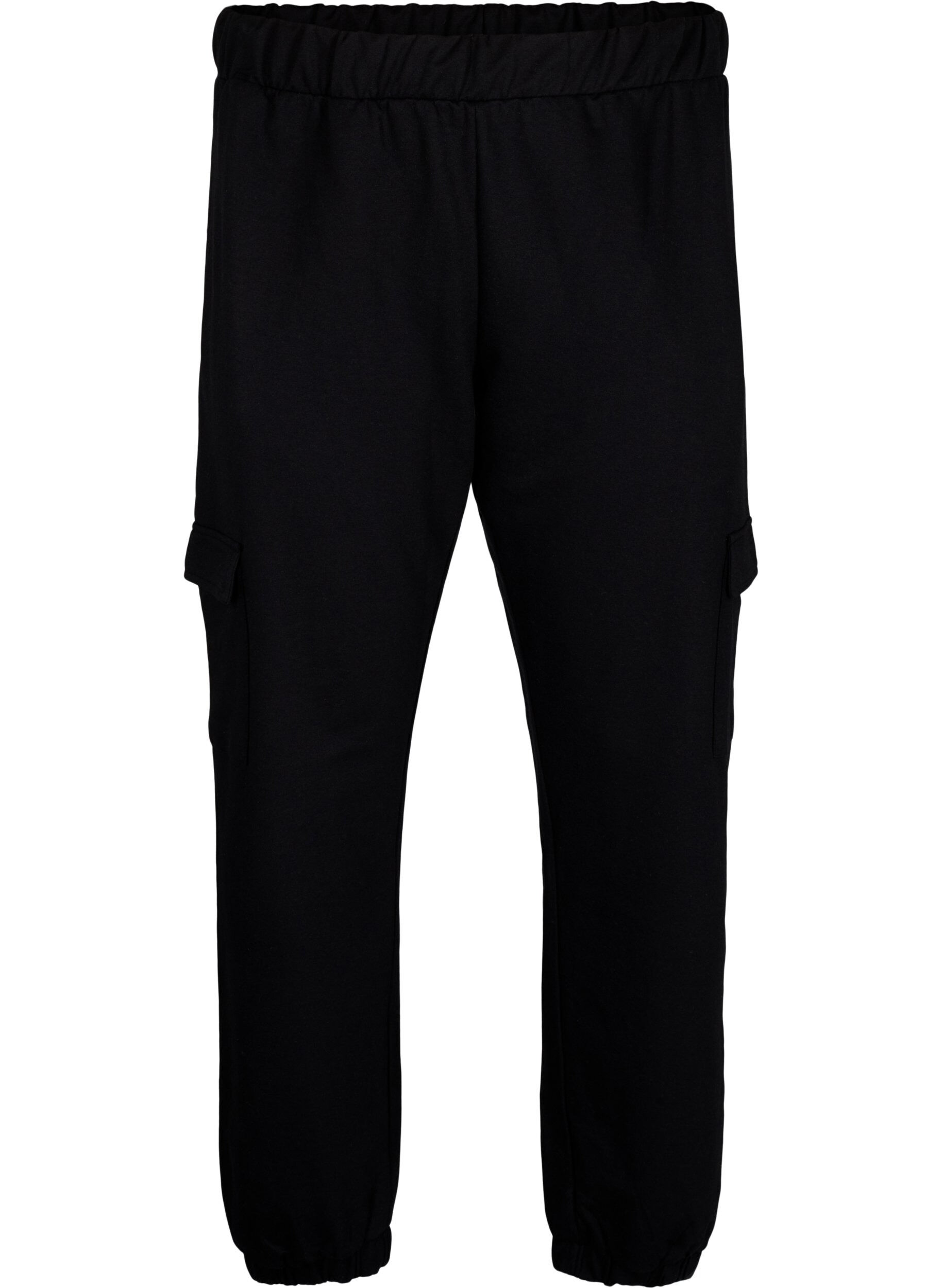 Zizzifashion Sweatpants with cargo pockets, Black, Packshot image number 0