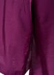 Shiny tunic with a V-neck and 3/4 sleeves, Purple, Packshot image number 3