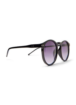 Sunglasses with round lenses, Black, Packshot image number 1