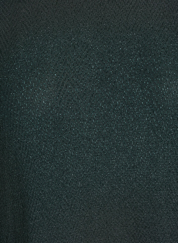 Short dress with a glitter pattern, Green, Packshot image number 2