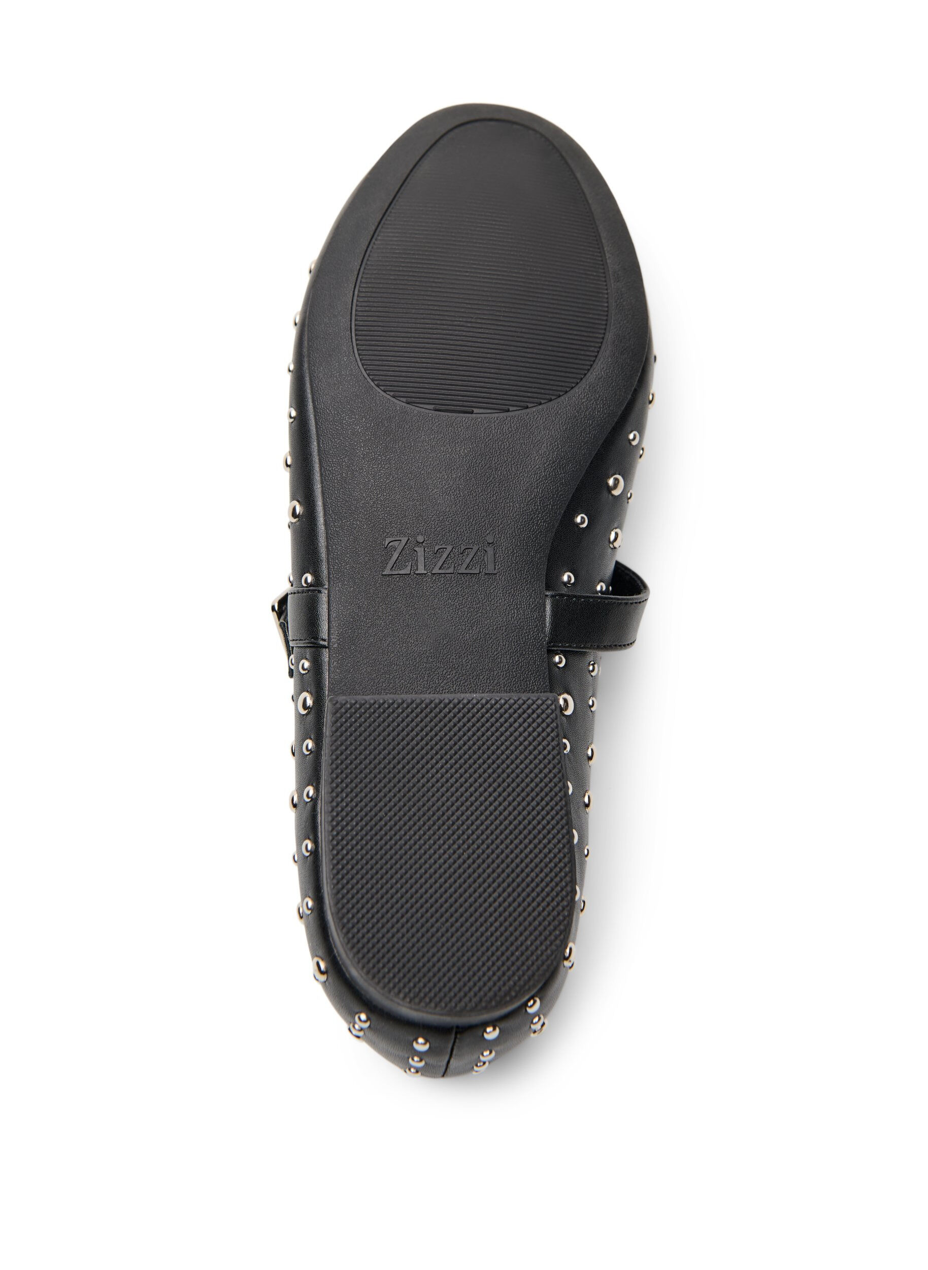 Zizzifashion Ballerina with studs, Black, Packshot image number 5