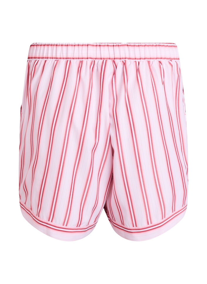 Loose shorts with stripes and pockets, Pink, Packshot image number 1