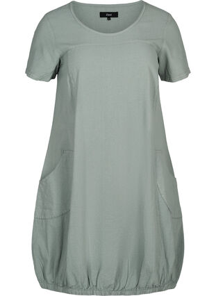Dress with pockets, Slate Gray, Packshot image number 0