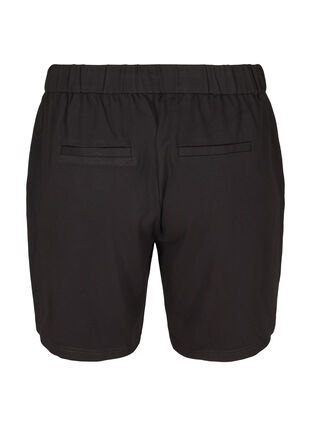 Plain-coloured shorts with pockets, Black, Packshot image number 1