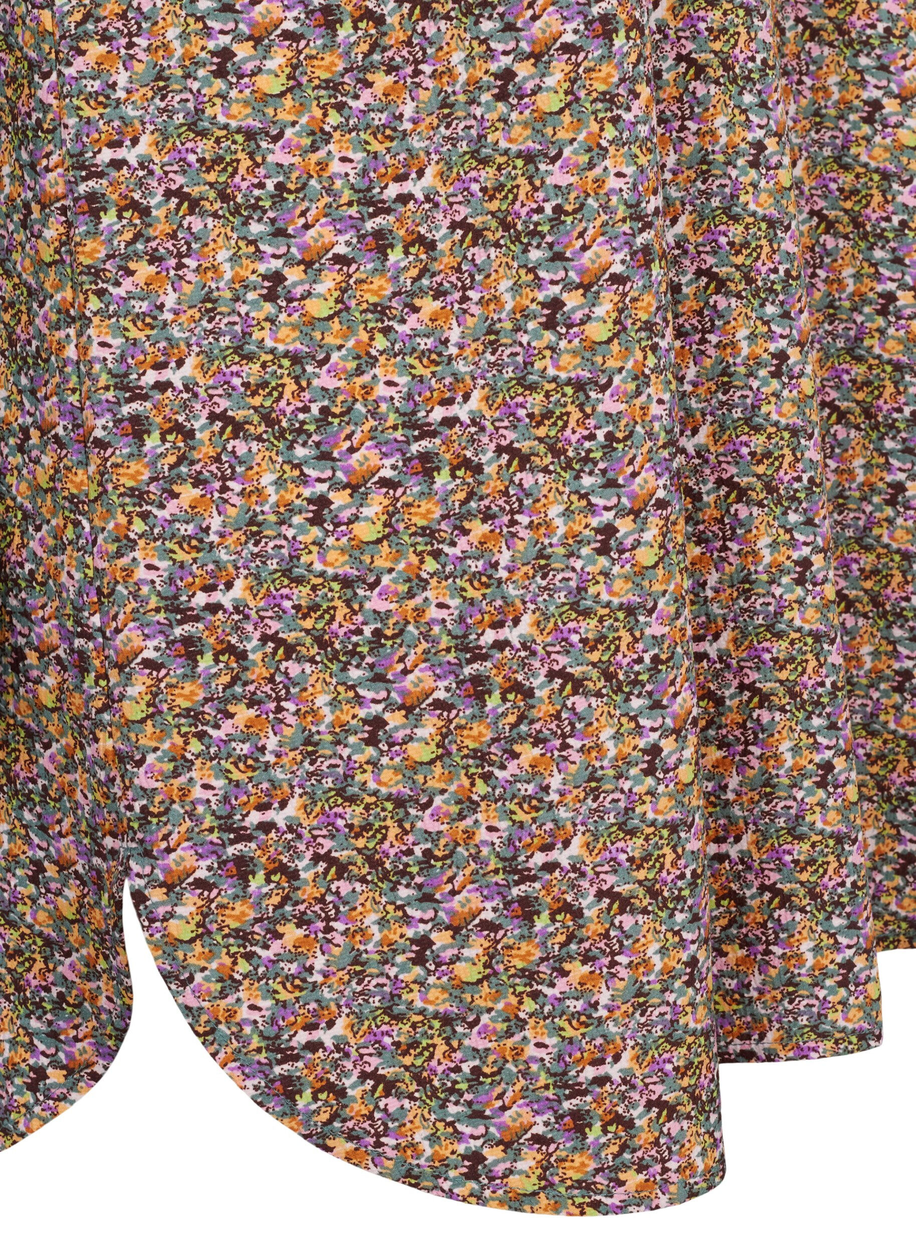 Zizzifashion FLASH - Floral tunic with short sleeves, Multi Ditsy, Packshot image number 3