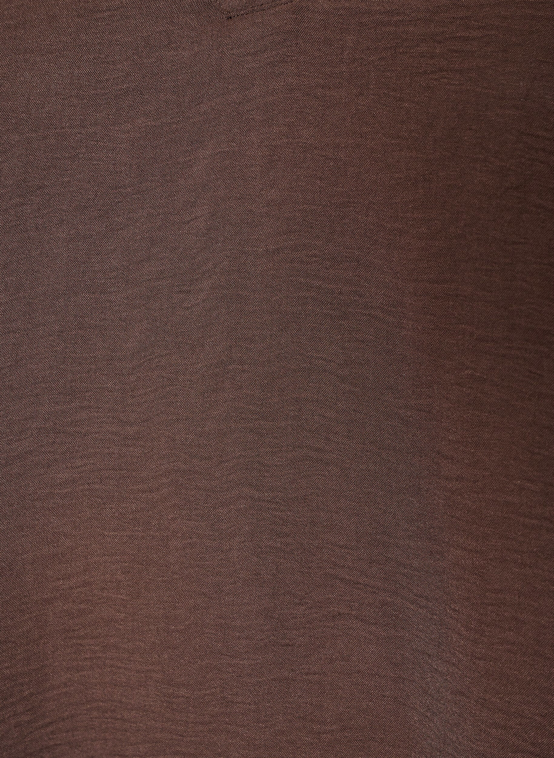 ZizzifashionBlouse with 3/4 sleeves, Brown, Packshot image number 2