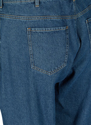 Slouchy fit cotton jeans, Blue denim, Packshot image number 3
