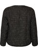 Jacket in boucl&eacute; with gold-coloured buttons, Black, Packshot image number 1