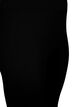Viscose leggings with a slit at the front, Black, Packshot image number 2