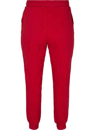 Loose sweatpants with pockets, Red, Packshot image number 1