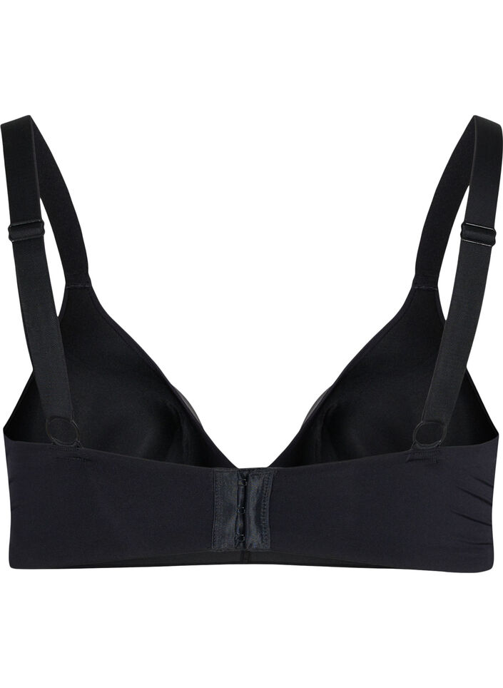 Bra with padded cups, Black, Packshot image number 1