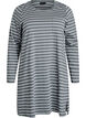 Striped nightdress in organic cotton, Green, Packshot image number 0