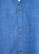 V-neck shirt blouse with short sleeves, Blue, Packshot image number 2