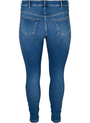 super slim, high-waisted Amy jeans, Blue denim, Packshot image number 1