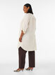 Long shirt in linen and viscose, Beige, Model image number 2