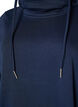 Sweatshirt with high collar and pockets, Blue, Packshot image number 2
