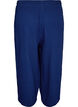 Culotte trousers in cotton muslin with high waist, Blue, Packshot image number 1