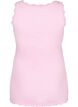 Top with lace trim, Pink, Packshot image number 1