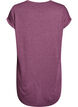 Short sleeve nightgown with text print, Dark Bordeaux, Packshot image number 1