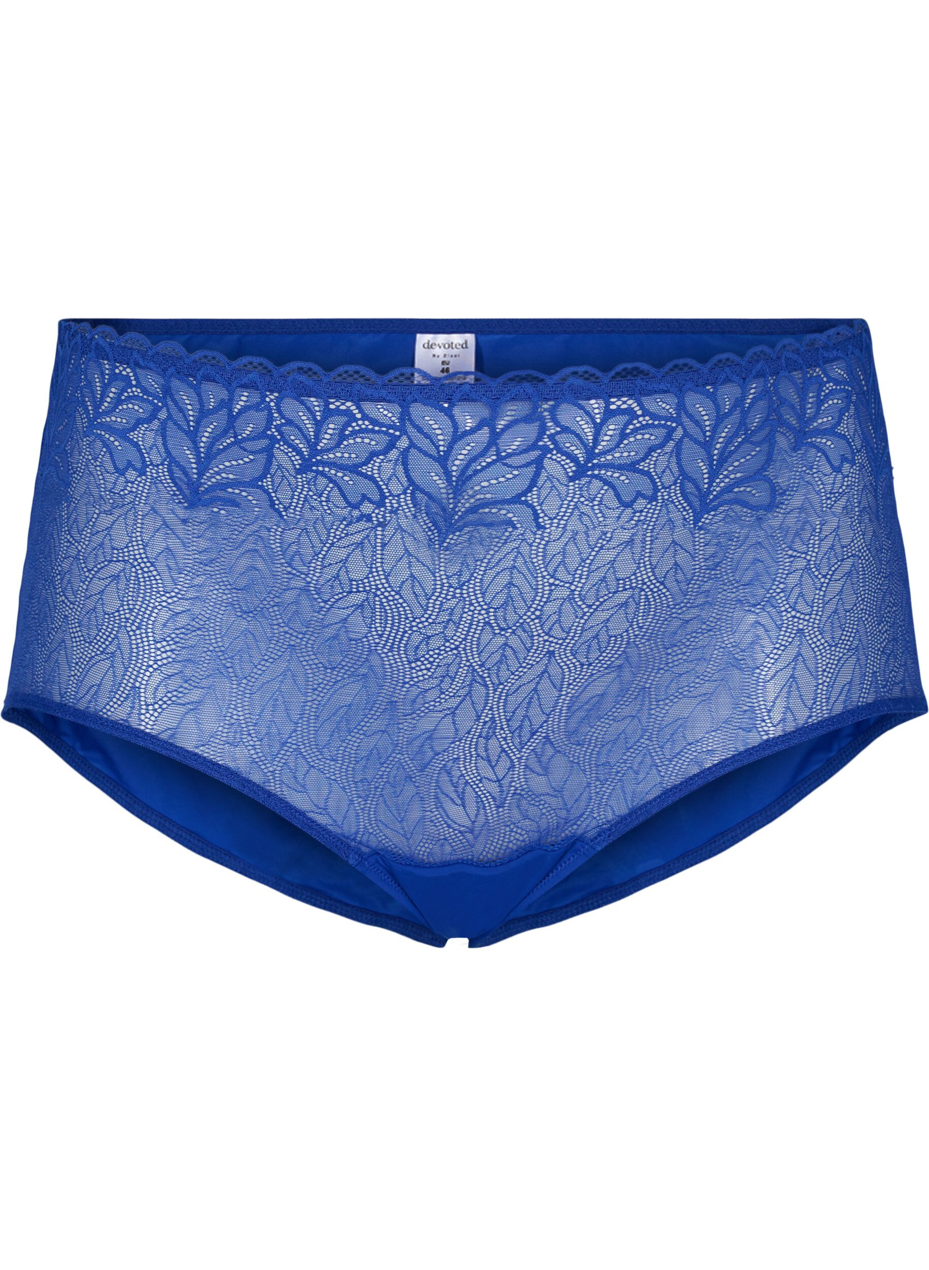 Zizzifashion Panty with lace and extra high waist, Surf the web, Packshot image number 0