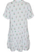Short A-line dress in cotton muslin, Vanilla, Packshot image number 1