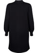Long knitted cardigan with pockets, Black, Packshot image number 1