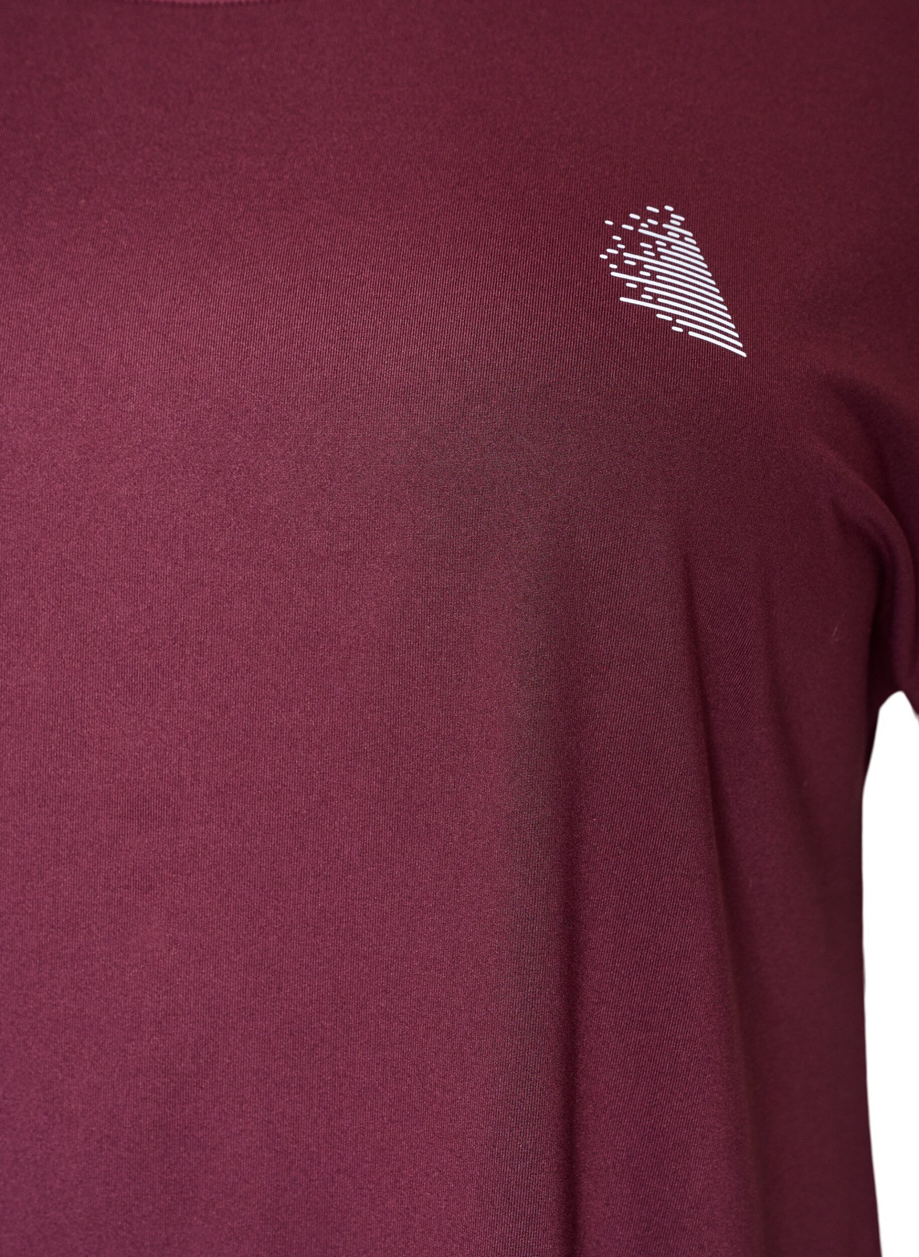 ZizzifashionSolid-coloured training T-shirt, Red, Packshot image number 2