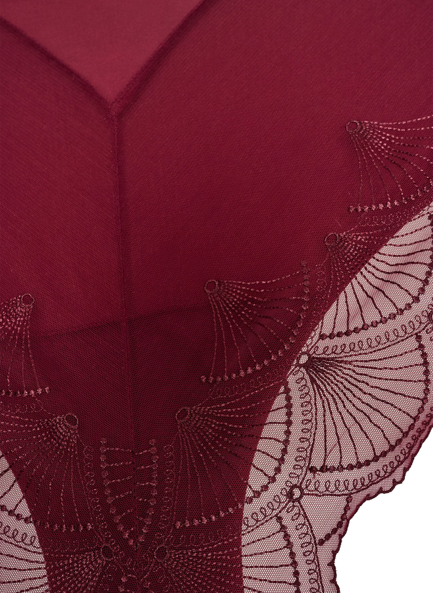 ZizzifashionBriefs with mesh and embroidered lace trims, Red, Packshot image number 2