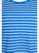 Striped T-shirt with ribbed texture, Light Blue, Packshot image number 2