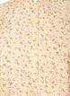 Short viscose dress with ruffle details, Yellow, Packshot image number 2