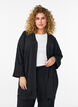 Kimono with 7/8 sleeves, Black, Model image number 0