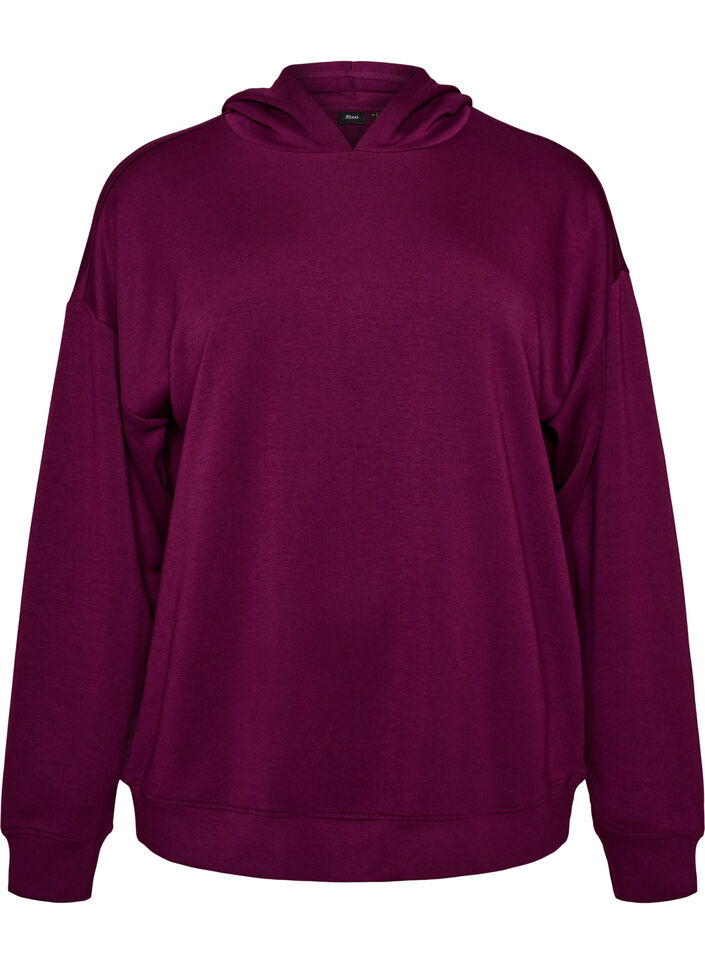 Jersey hoodie, Purple, Packshot image number 0