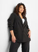 Classic blazer with button closure, Black, Model image number 3