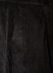 A-line corduroy skirt with buttons, Black, Packshot image number 3