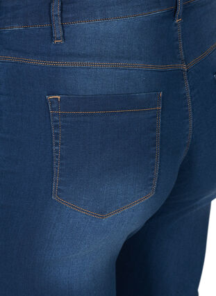 Trousers, Blue denim, Packshot image number 3