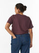 Basic cotton T-shirt with round neck, Dark Bordeaux, Model image number 2