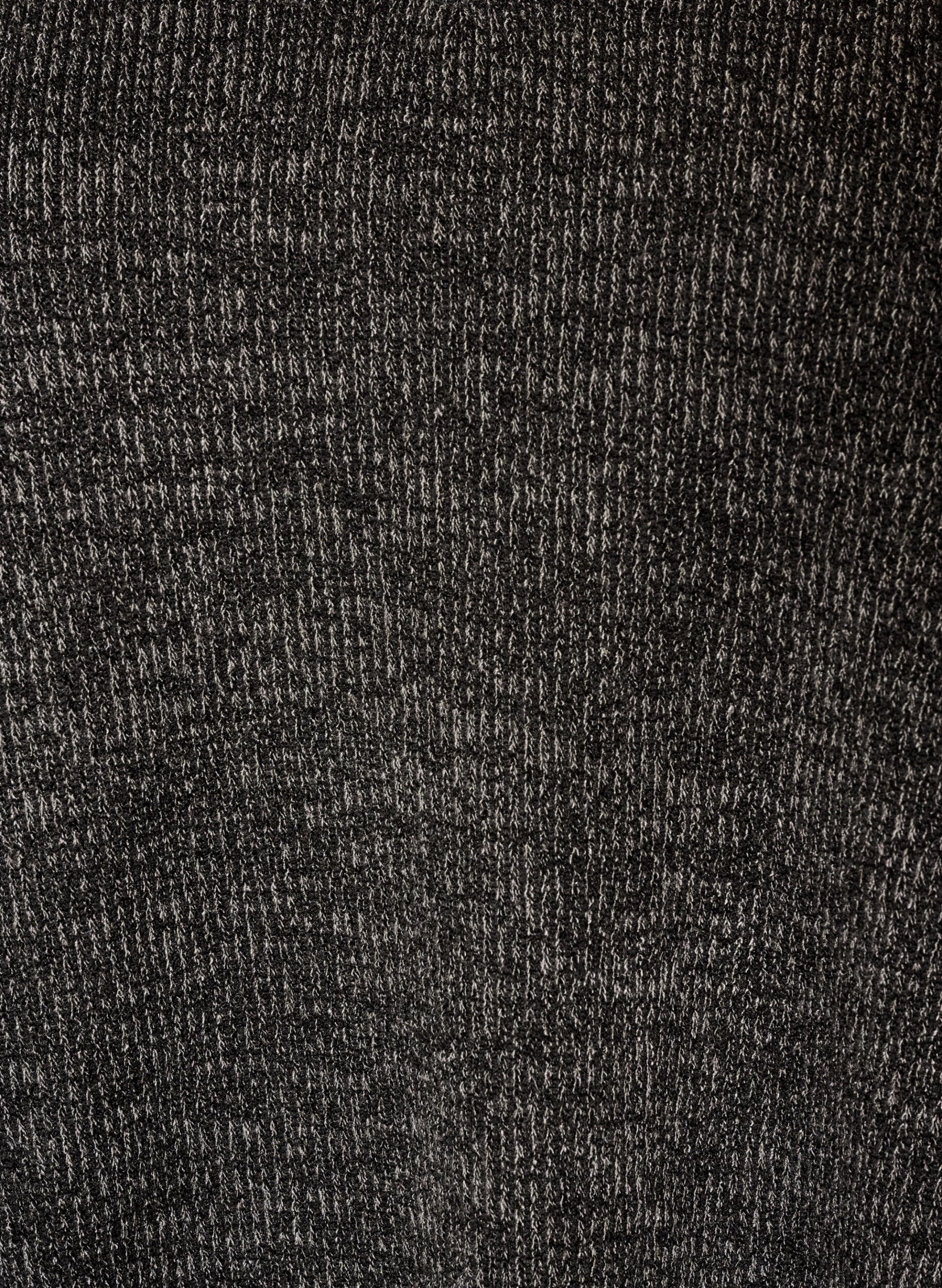 ZizzifashionJersey blouse with a V-neck and long sleeves, Black, Packshot image number 2