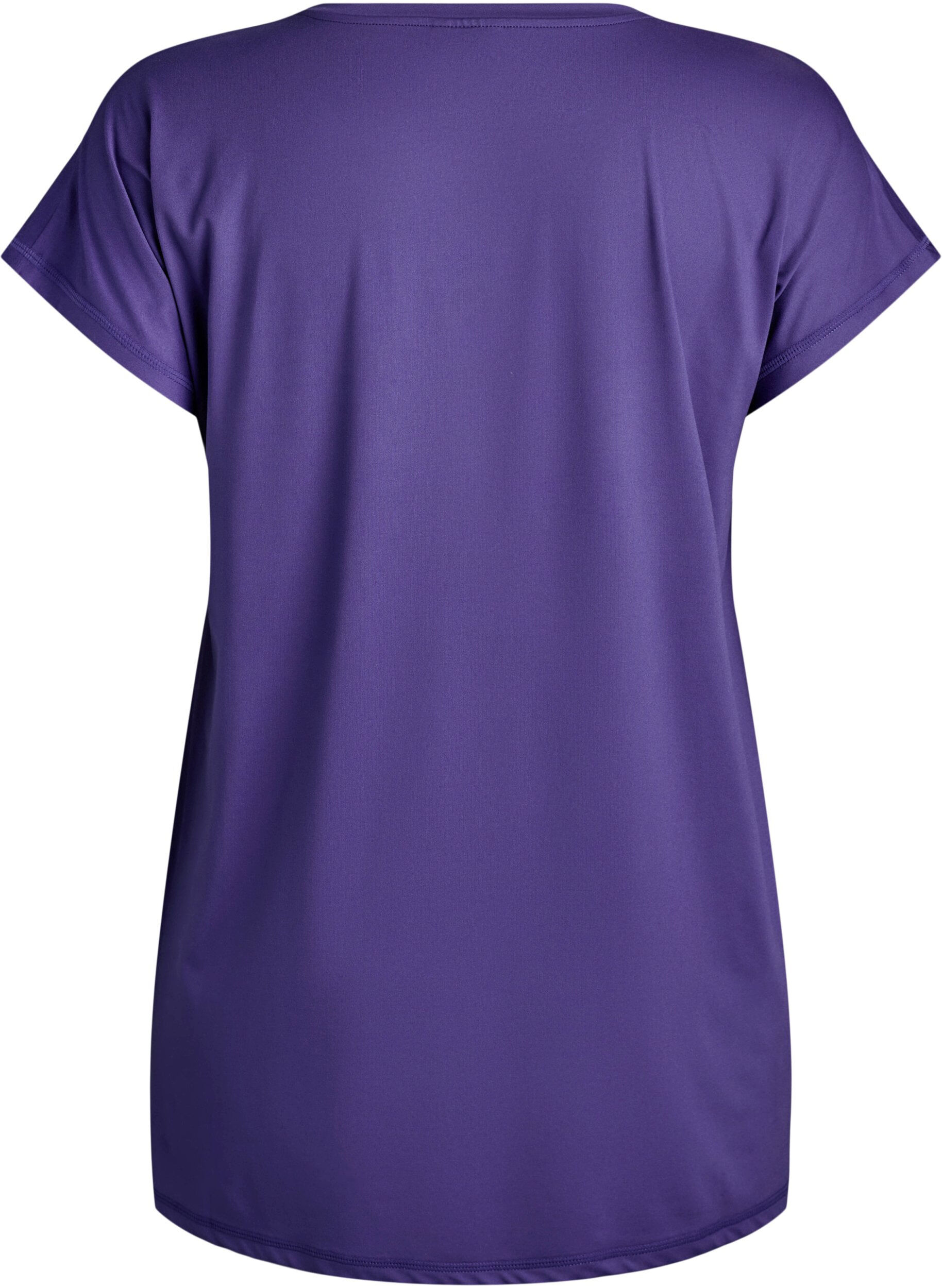 ZizzifashionLong training t-shirt, Purple, Packshot image number 1
